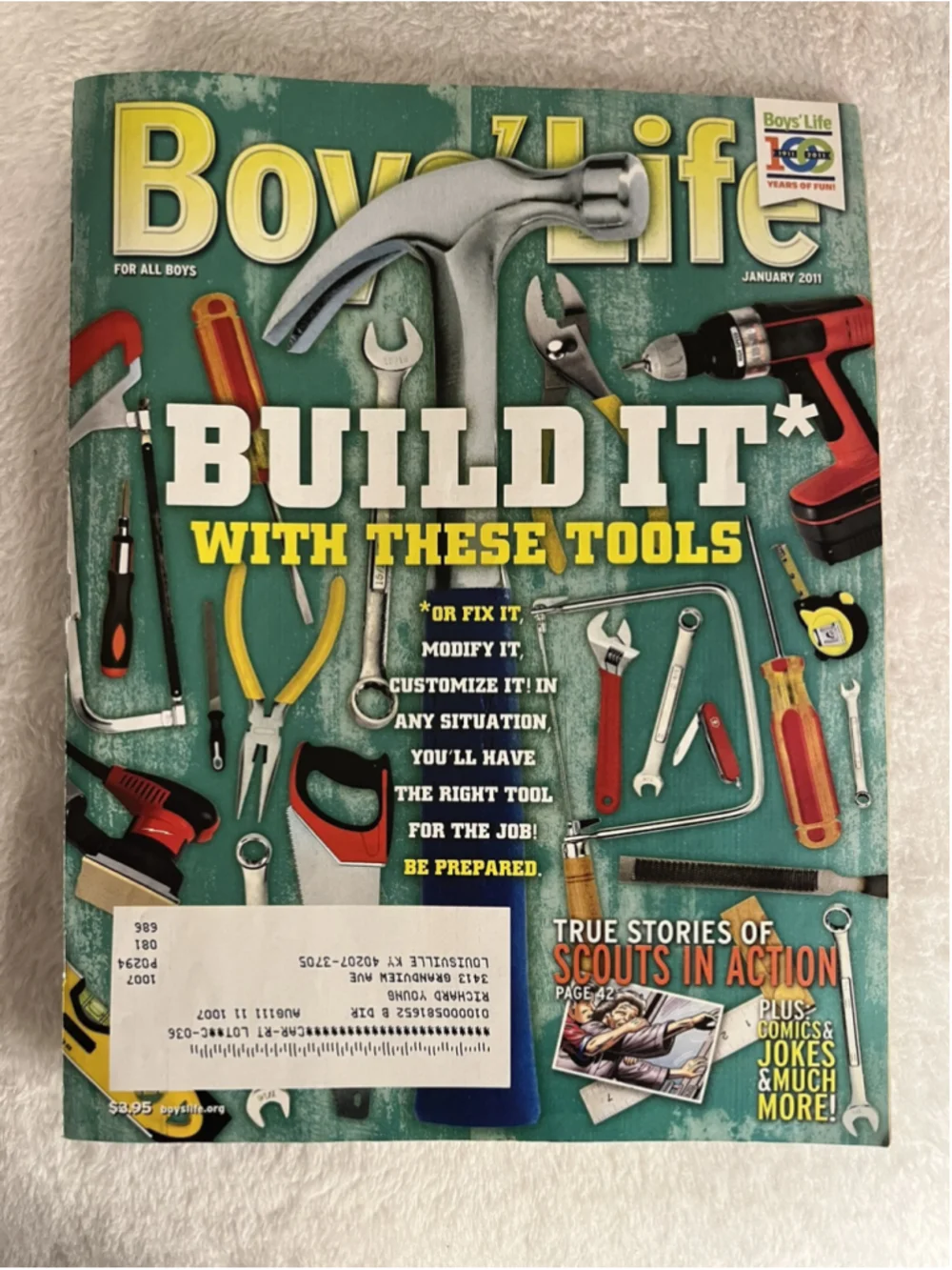 Boy’s Life Magazine -January 2011-Build It With These Tools SEE ALL